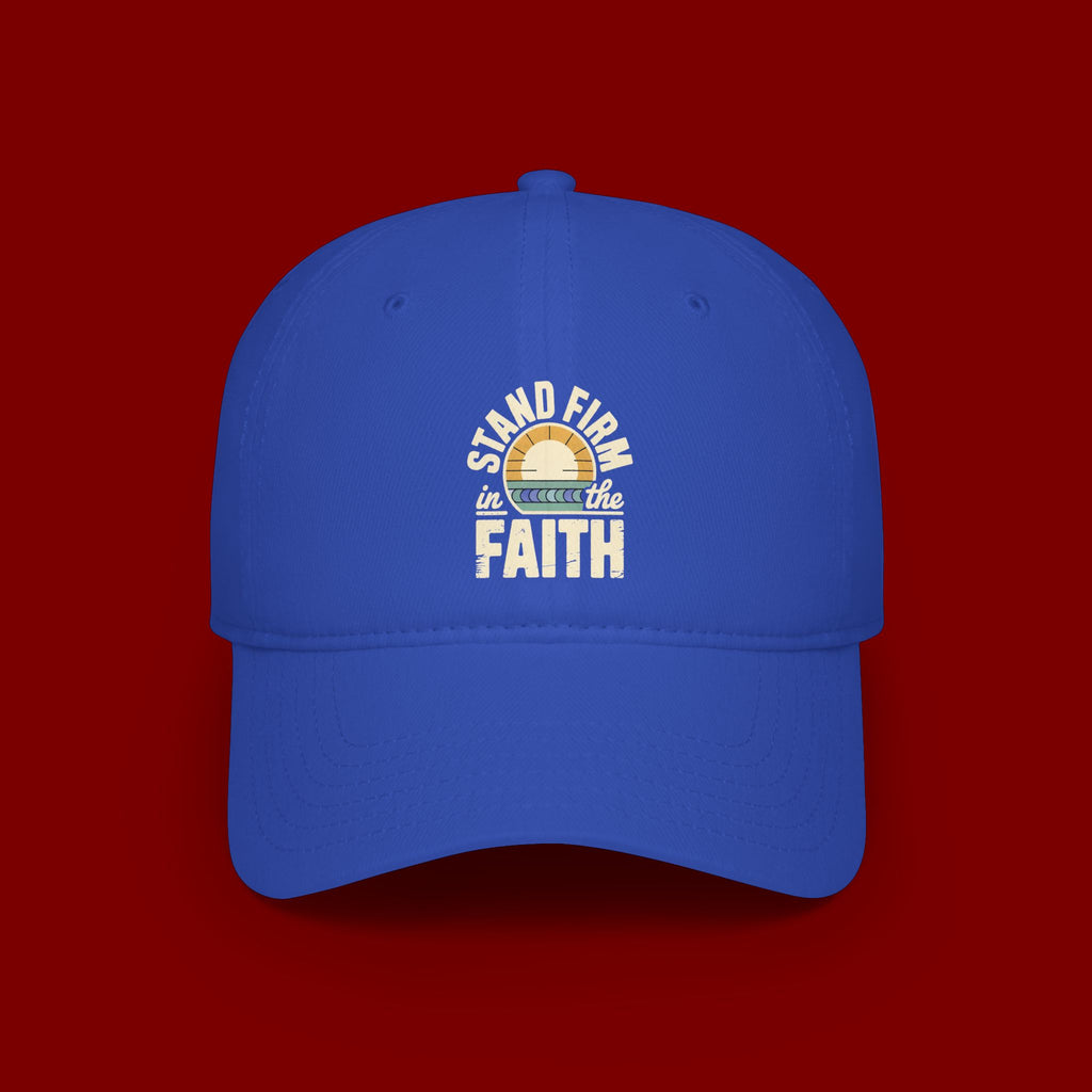 Stand Firm in the Faith Baseball Cap — Christian Faith Dad Hat
