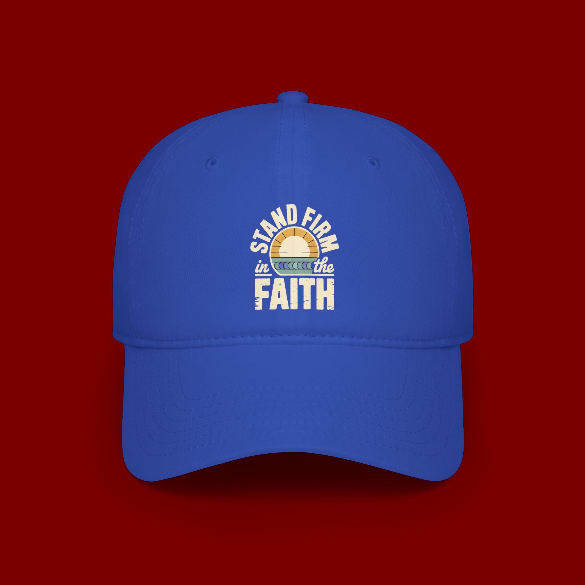 Stand Firm in the Faith Baseball Cap — Christian Faith Dad Hat