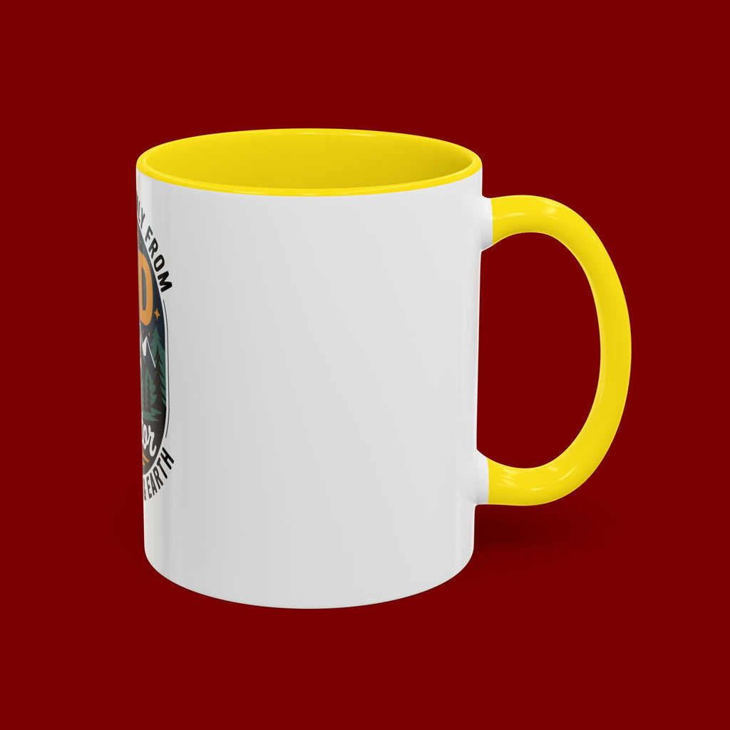 Christian Coffee Mug — “My Help Is Only From God The Creator” Accent Mug