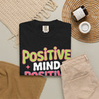 Positive Mind Positive Vibes Positive Life T-Shirt — Retro Smile Graphic Tee