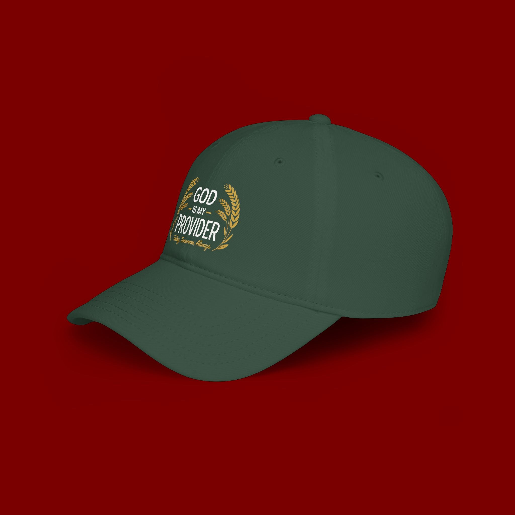 God Is My Provider Baseball Cap — Faith Hat with 'God Is My Provider' Design