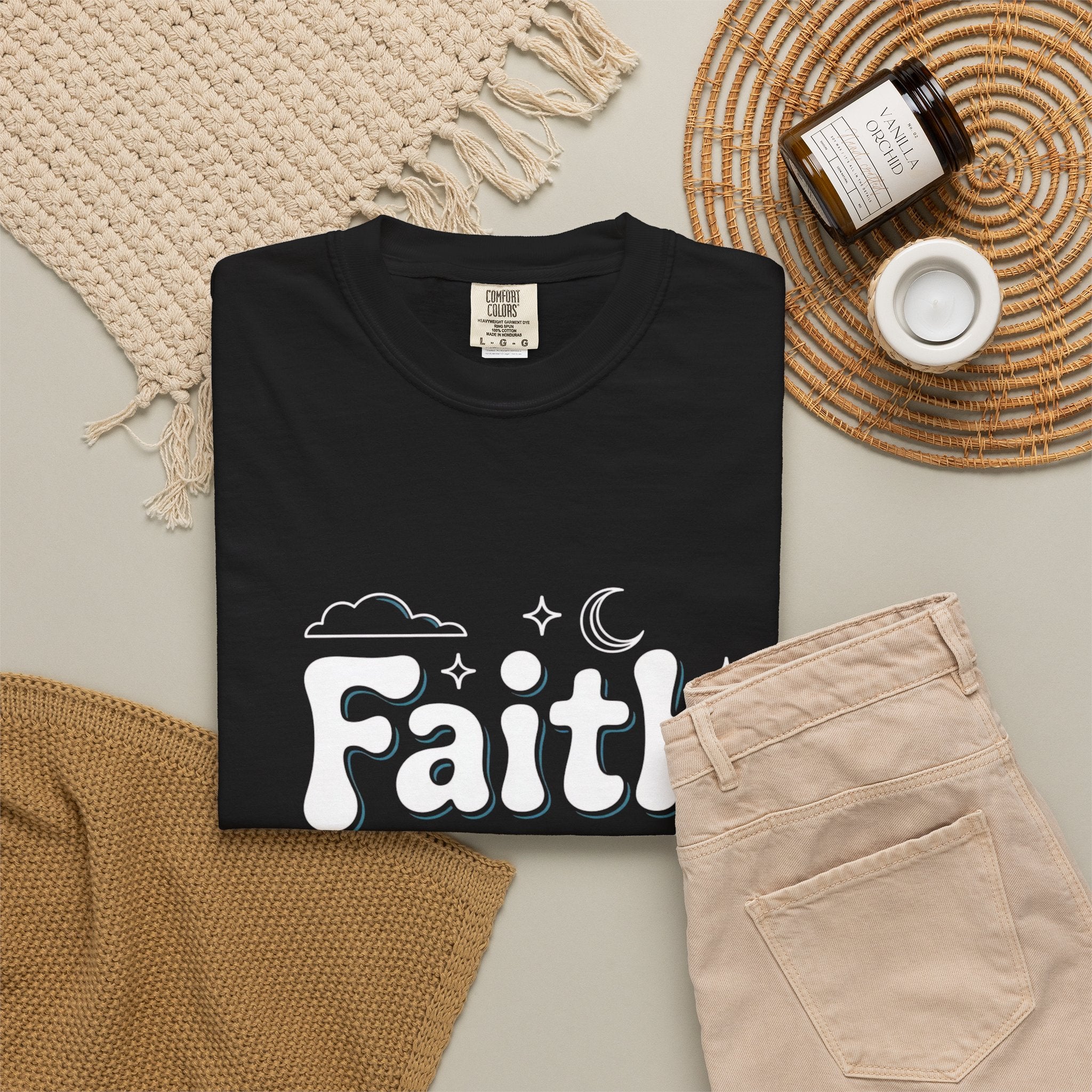 Faith Embossed T-Shirt