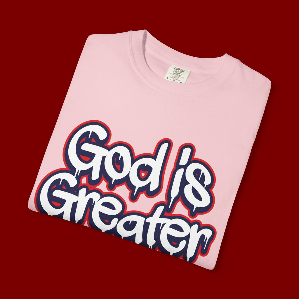 God Is Greater American Flag T-Shirt