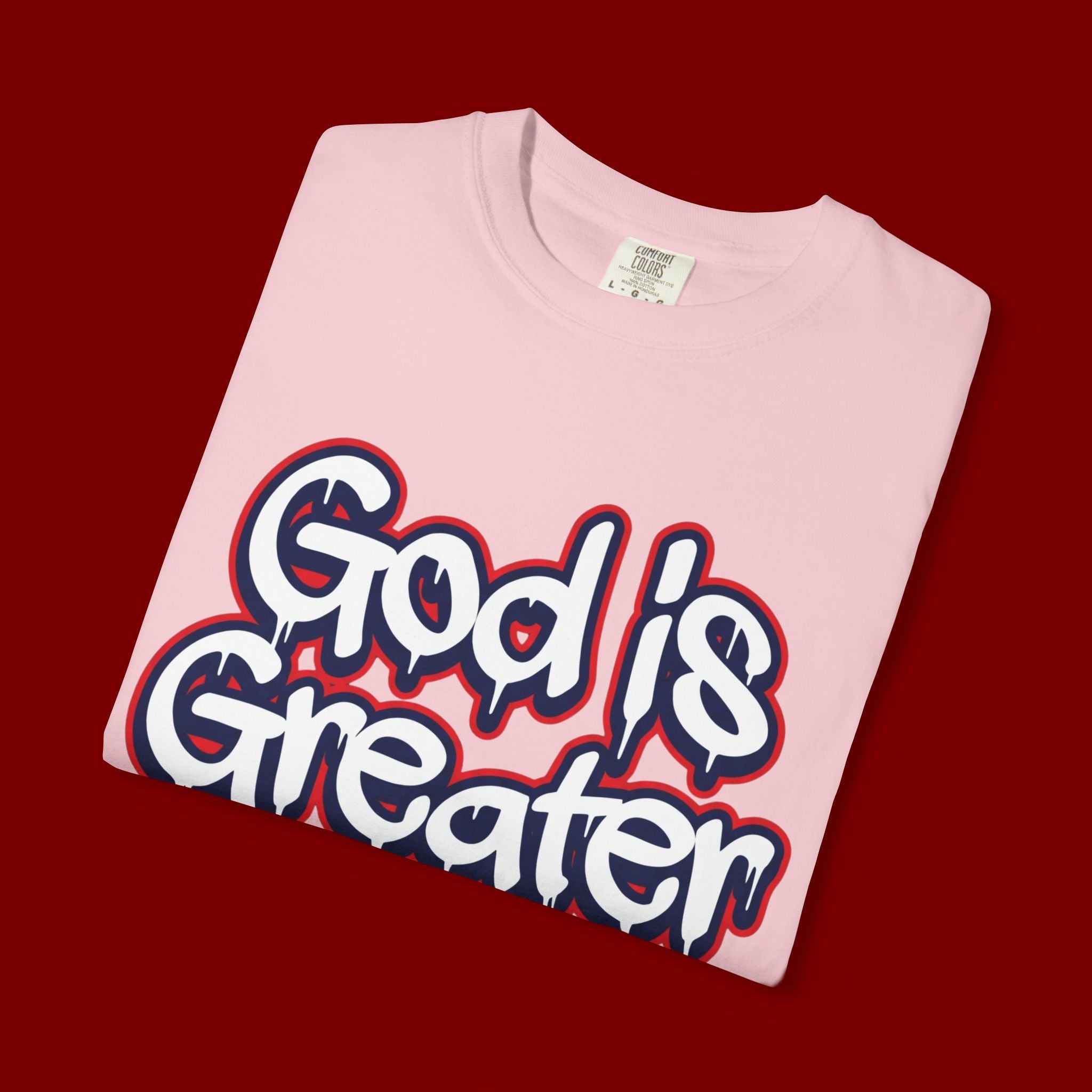 God Is Greater American Flag T-Shirt