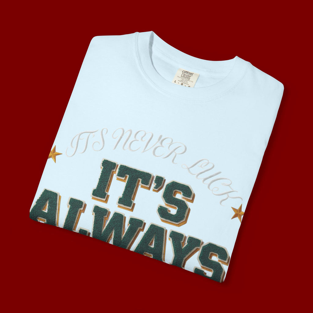 It’s Always God Graphic T-Shirt — Faith-Based Vintage Lettering Tee