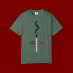 Matchstick Graphic T-Shirt — “Time Never Comes Again” Vintage-Inspired Tee