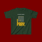 Kids Tee — "My Secret Is Simple: I Pray." Maze Faith T‑Shirt