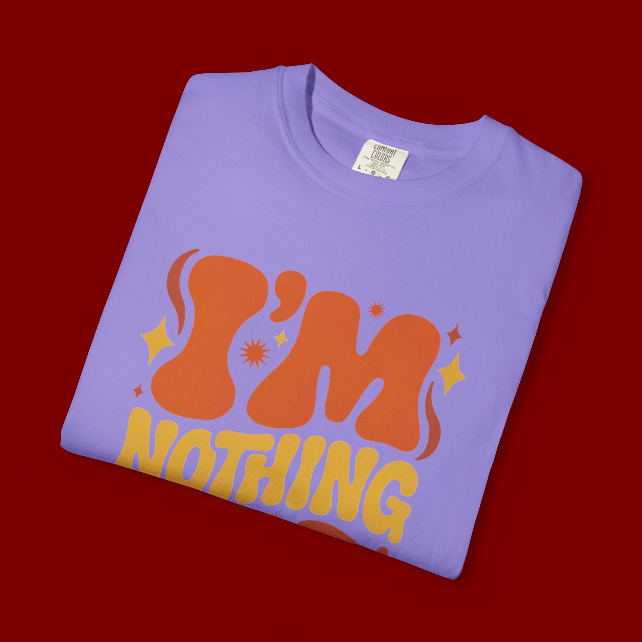 I'm Nothing Without God Retro Graphic T-Shirt