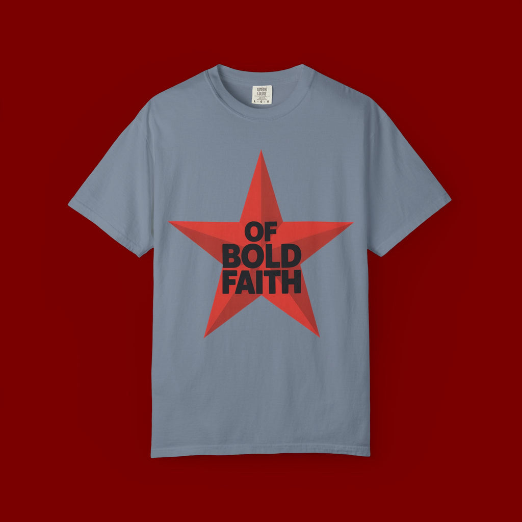 Bold Faith Star T-Shirt — "Of Bold Faith" Graphic Tee