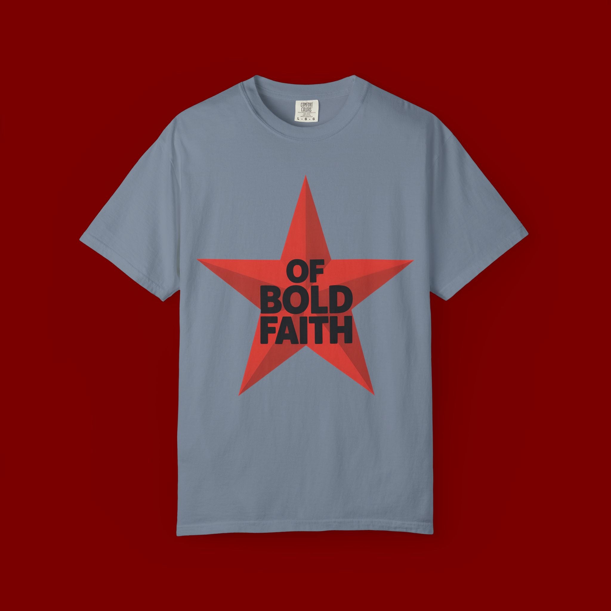 Bold Faith Star T-Shirt — "Of Bold Faith" Graphic Tee