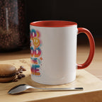 God Is Good All The Time Accent Coffee Mug — Inspirational Christian Coffee Cup (11/15oz)