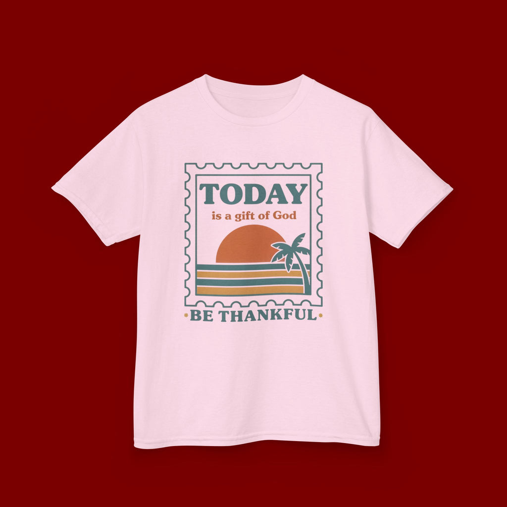 Kids 'Today Is a Gift of God - Be Thankful' Graphic Tee