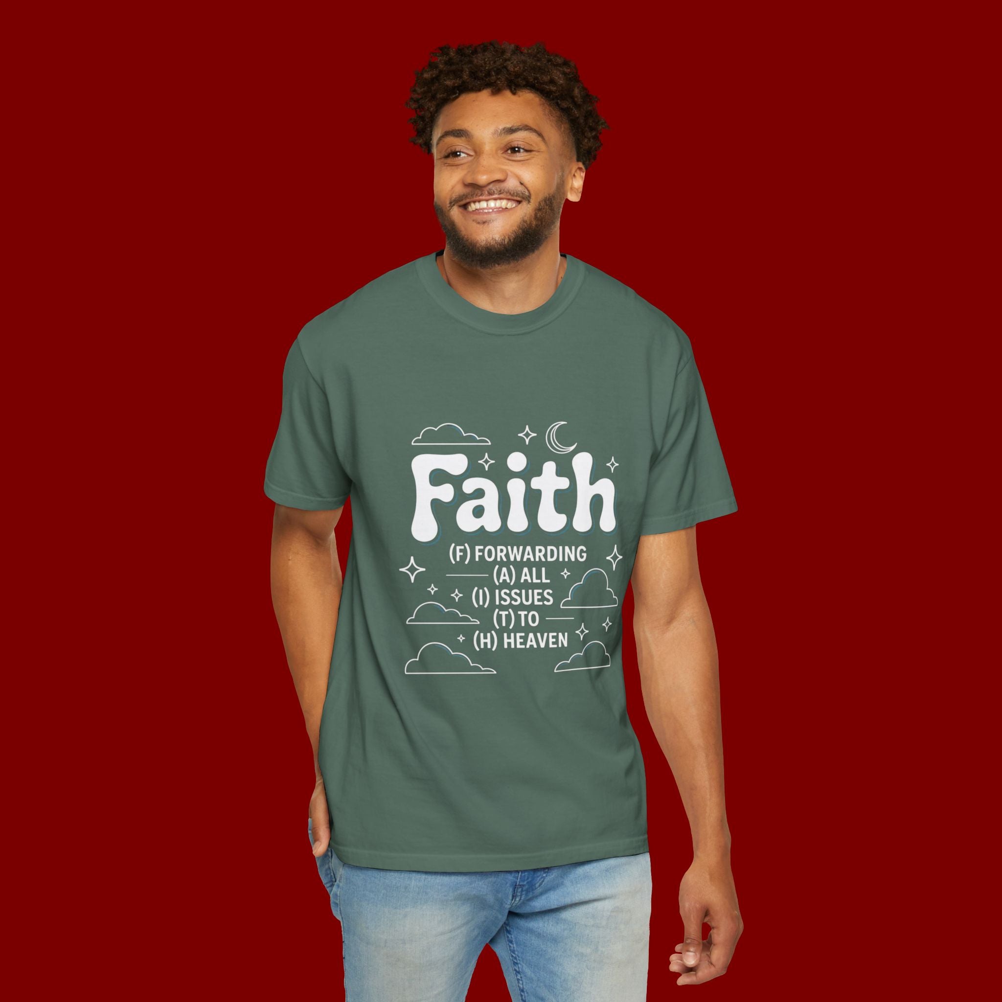 Faith Embossed T-Shirt