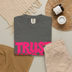 Trust in God T-Shirt — Retro Pink Faith Graphic Tee