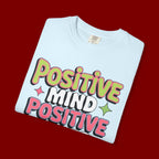 Positive Mind Positive Vibes Positive Life T-Shirt — Retro Smile Graphic Tee