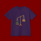 Kids Tee — Scales Design with 'Pray More' & 'Fear Less' Inspirational Graphic