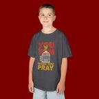 Kids Tee — "You Win When You Pray" Inspirational Christian Shirt