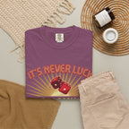 "It's Never Luck, It's Always God" Christian Graphic T-Shirt