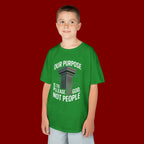 Kids T-Shirt — "Our Purpose Is To Please God, Not People" Faith Graphic Tee