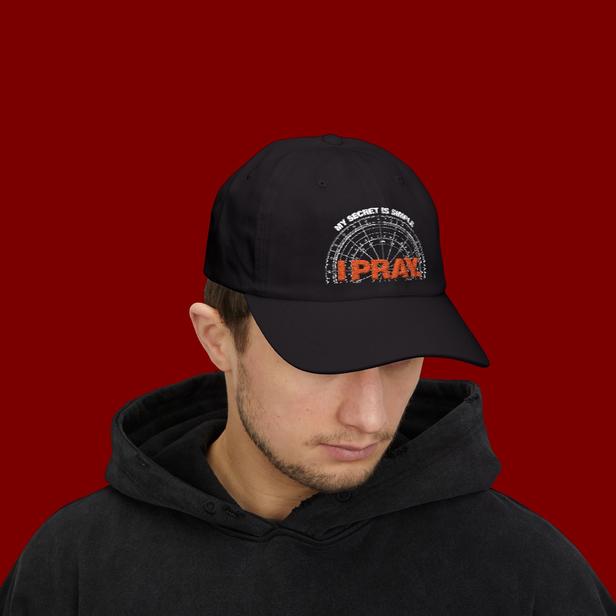 I PRAY Dad Cap — Embroidered Faith Baseball Hat