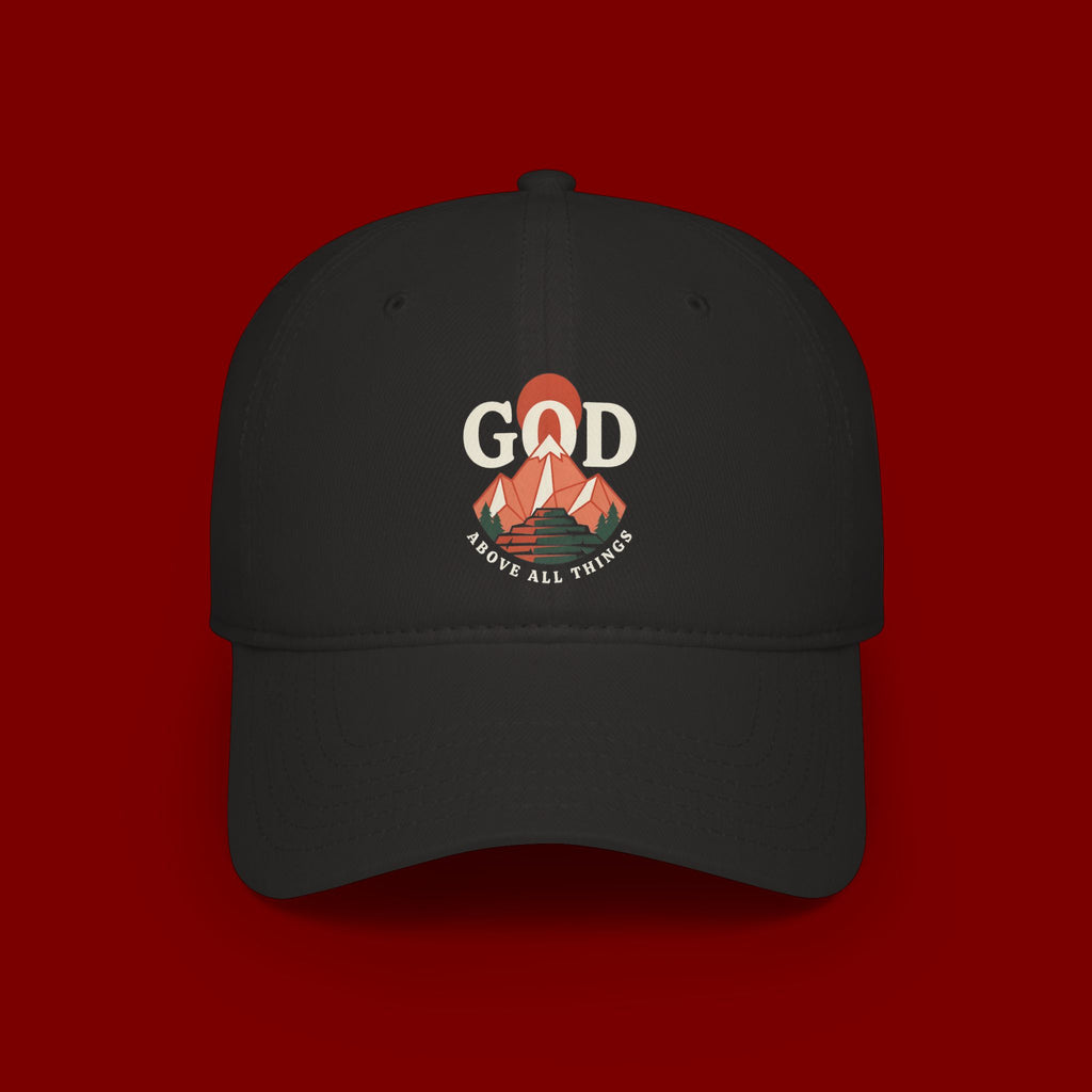 God Above All Things Embroidered Baseball Cap