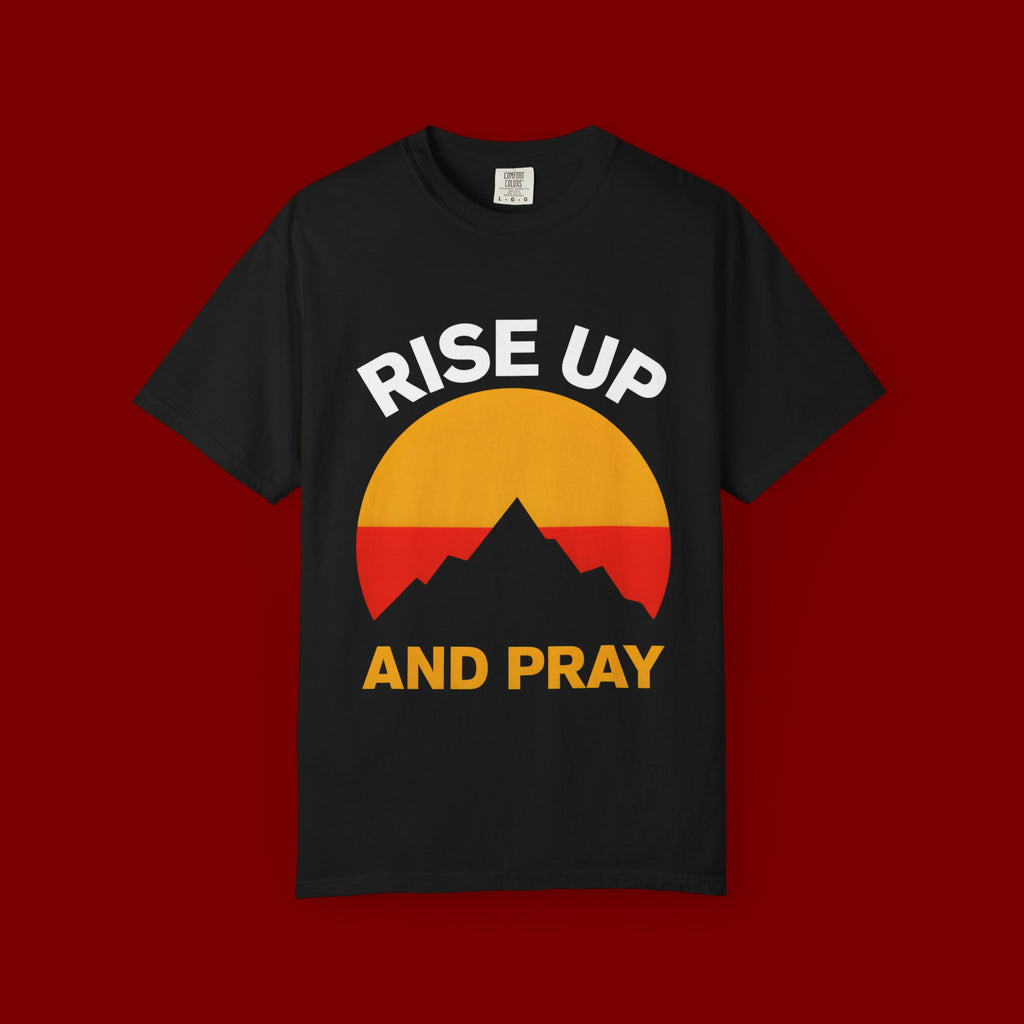 And Pray Mountain Sunset T-Shirt