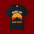 And Pray Mountain Sunset T-Shirt