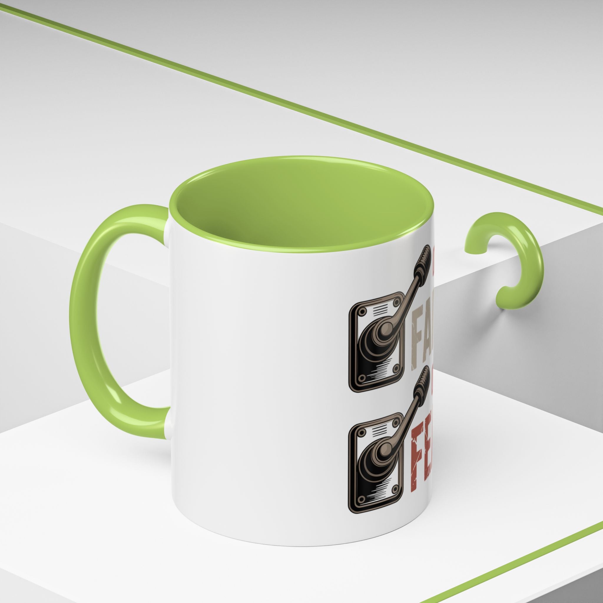 Faith On, Fear Off Coffee Mug
