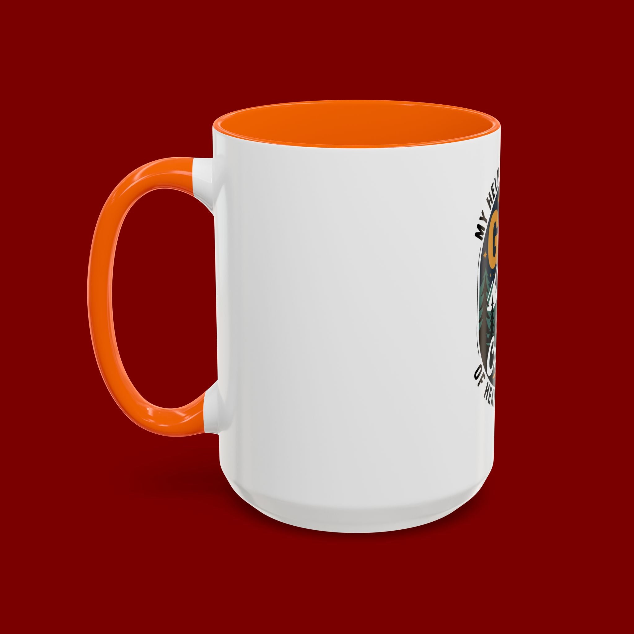 Christian Coffee Mug — “My Help Is Only From God The Creator” Accent Mug