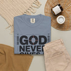 Christian Inspirational T-Shirt — "God Never Gives a Burden You Can't Bear" Motivational Tee