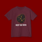 Keep The Faith Kids Tee — Kintsugi Stone Inspirational Children's T-Shirt