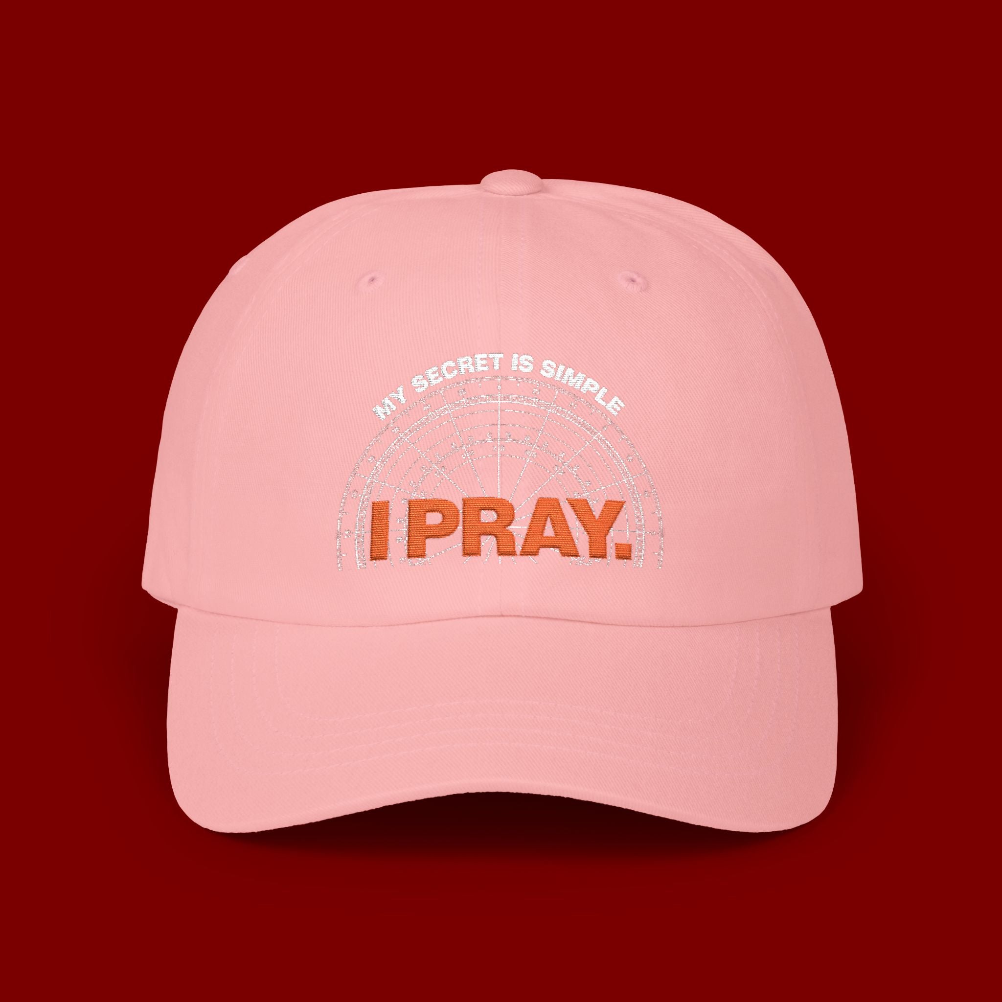 I PRAY Dad Cap — Embroidered Faith Baseball Hat