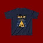 Kids T‑Shirt — "Walk By Faith" Inspirational Graphic Tee for Children