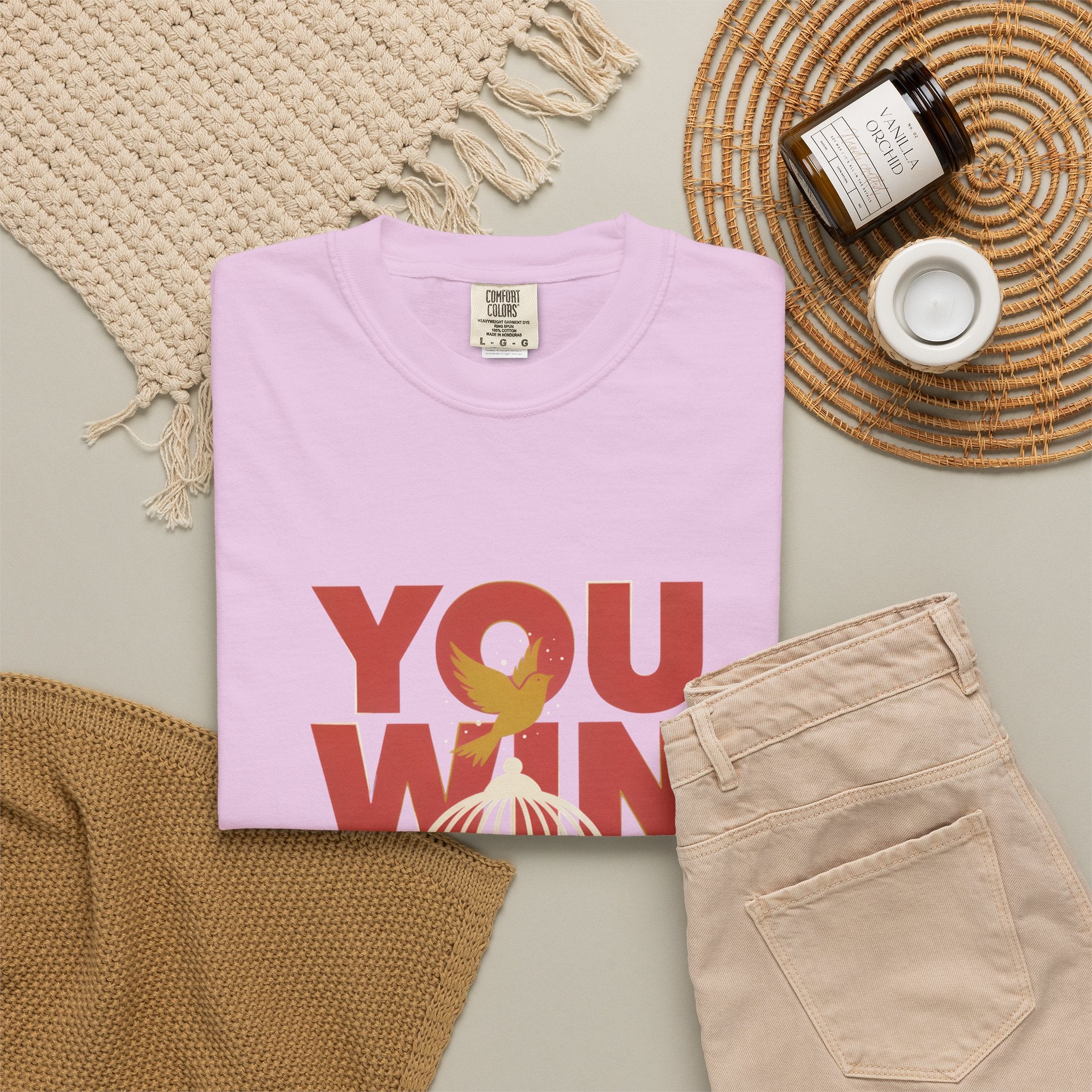T-Shirt — "You Win When You Pray" Inspirational Faith Graphic Tee