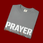 Prayer T-Shirt — Faith Arrow Graphic Tee ("Prayer: The Most Powerful Weapon")