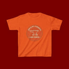 Kids Tee — "God Is My Strength and Power" Anvil & Anvil-Forge Christian Youth Shirt