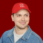 Faith Over Fears Baseball Cap — "Let Your Faith Be Bigger Than Your Fears" Embroidered Hat