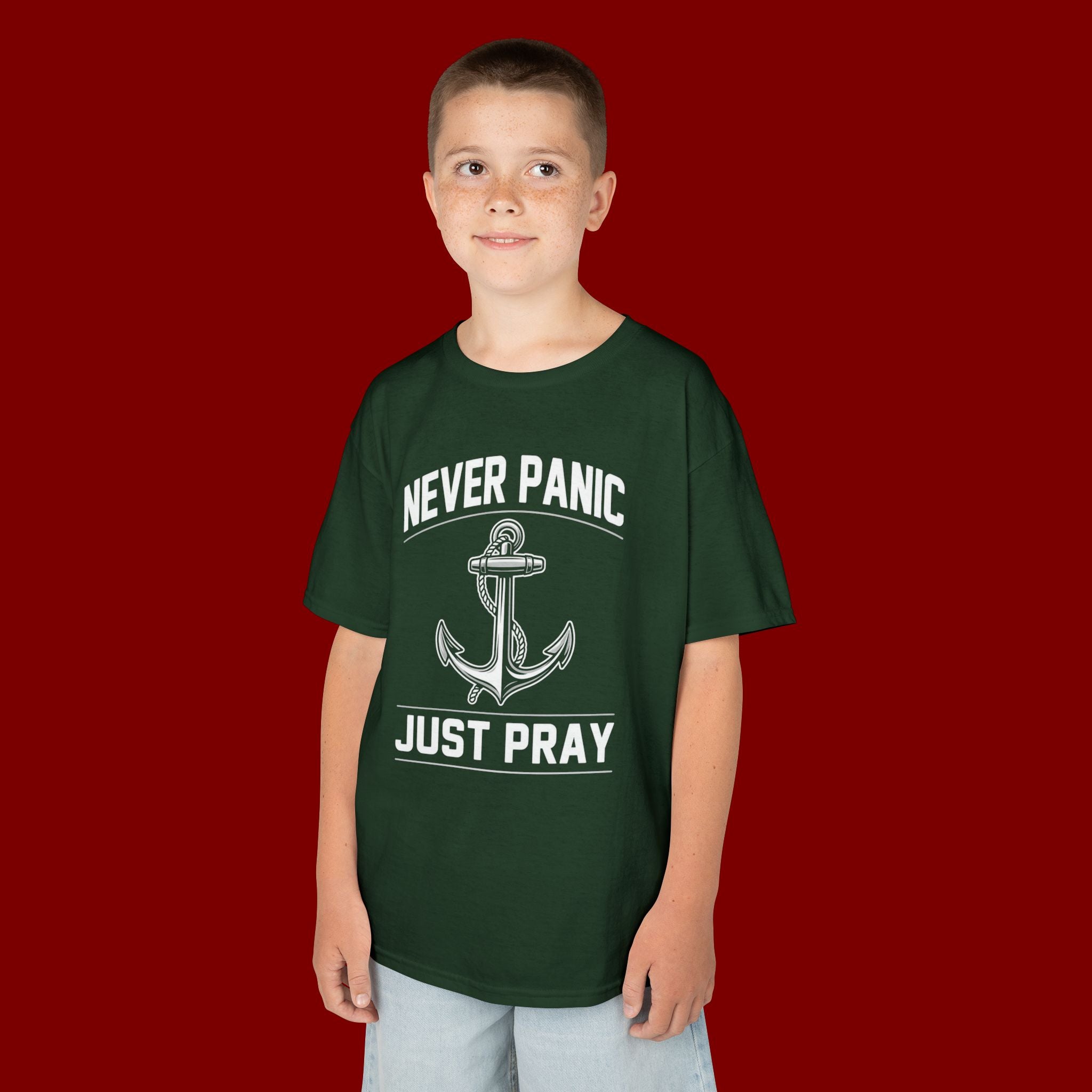 Kids T-Shirt - Plain White Heavy Cotton Tee (Everyday Wear, School & Play)