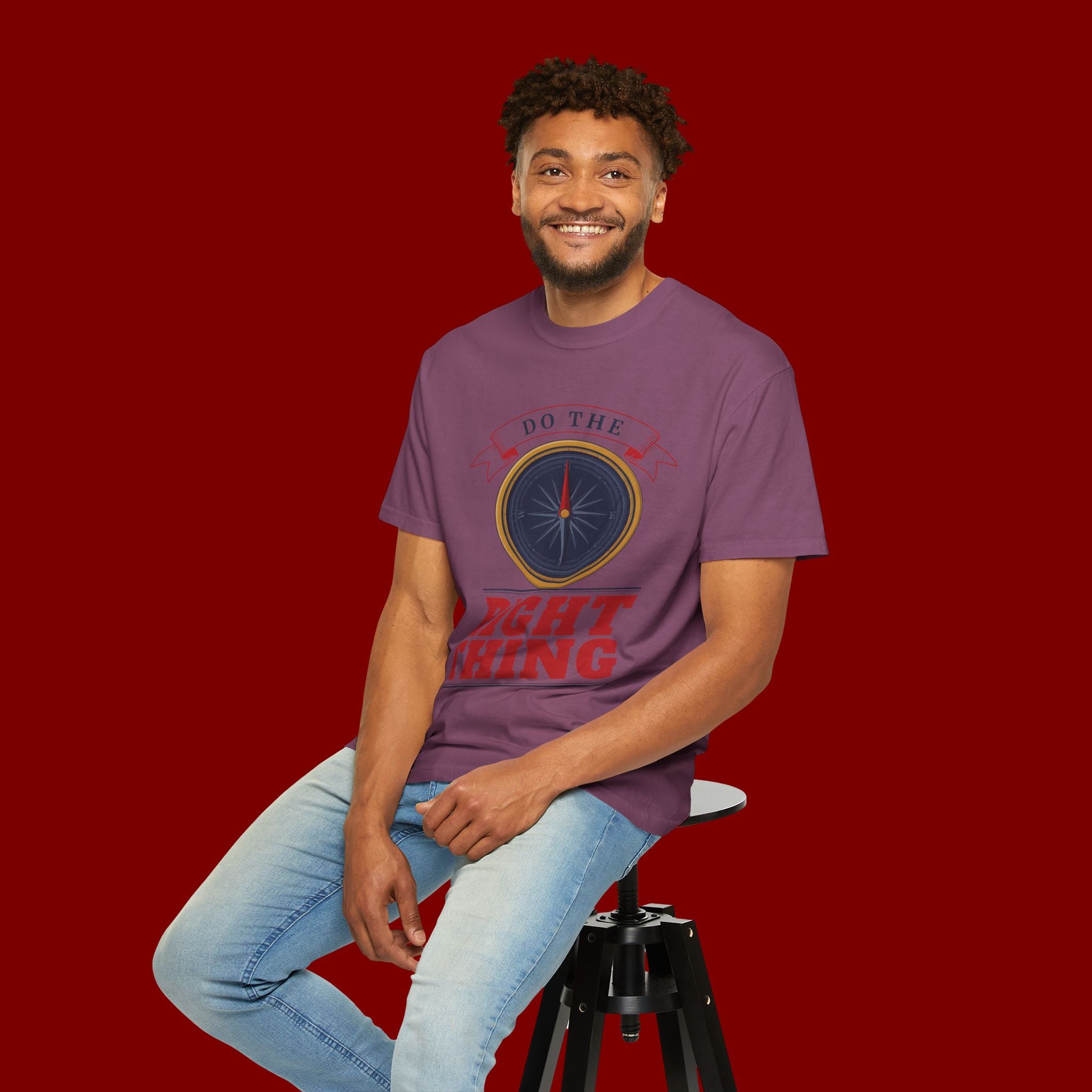 Do The Right Thing Compass T-Shirt — Motivational Graphic Tee