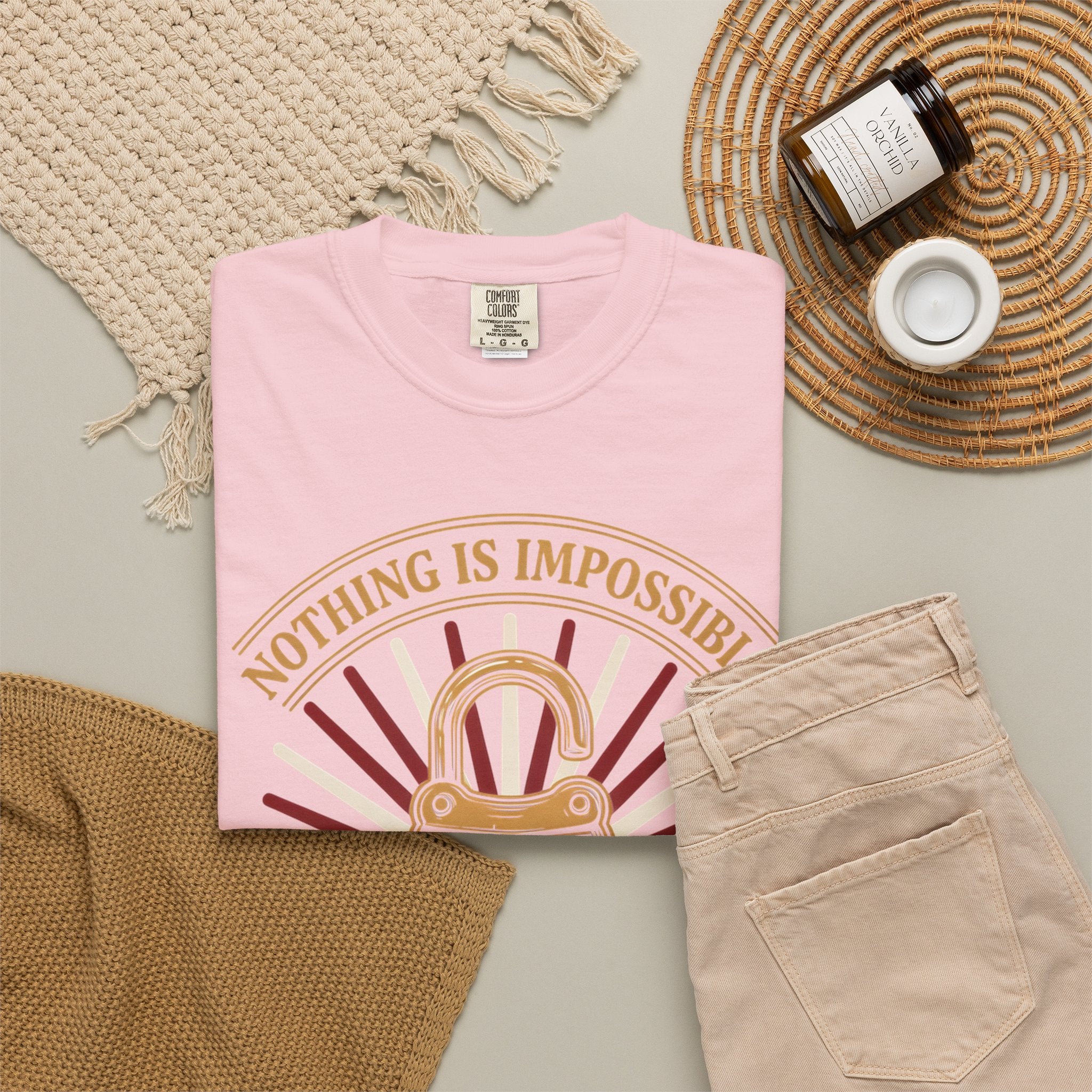 Nothing Is Impossible For Our God T-Shirt — Christian Faith Graphic Tee
