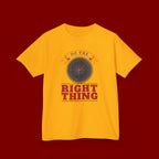 Do The Right Thing Kids T‑Shirt — Compass Graphic Moral Encouragement Tee