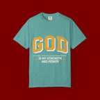 God Is My Strength T-Shirt — Faith Christian Graphic Tee