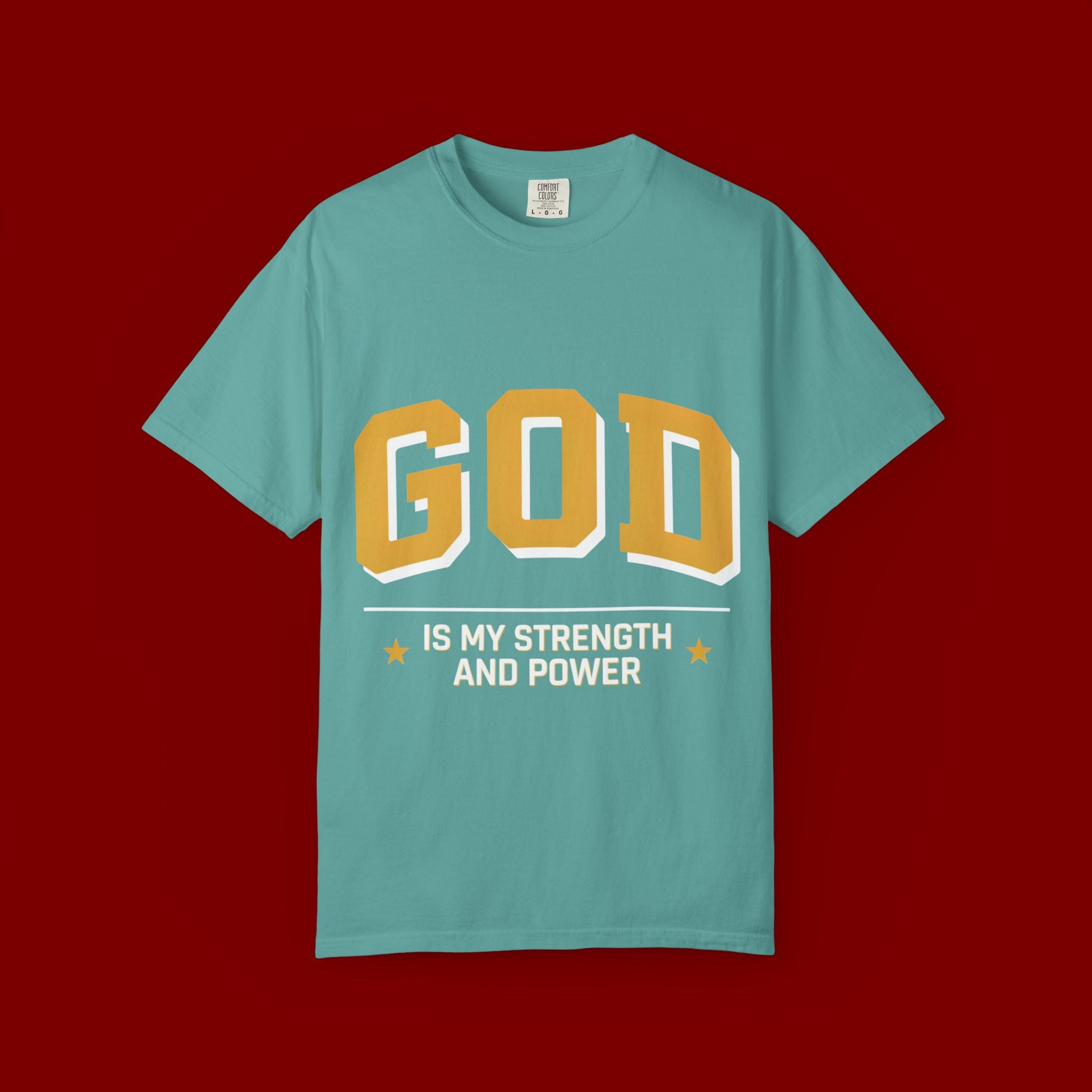 God Is My Strength T-Shirt — Faith Christian Graphic Tee