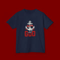 Kids Anchor T‑Shirt – "I'm Nothing Without God" Christian Tee for Boys & Girls