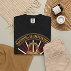 Nothing Is Impossible For Our God T-Shirt — Christian Faith Graphic Tee