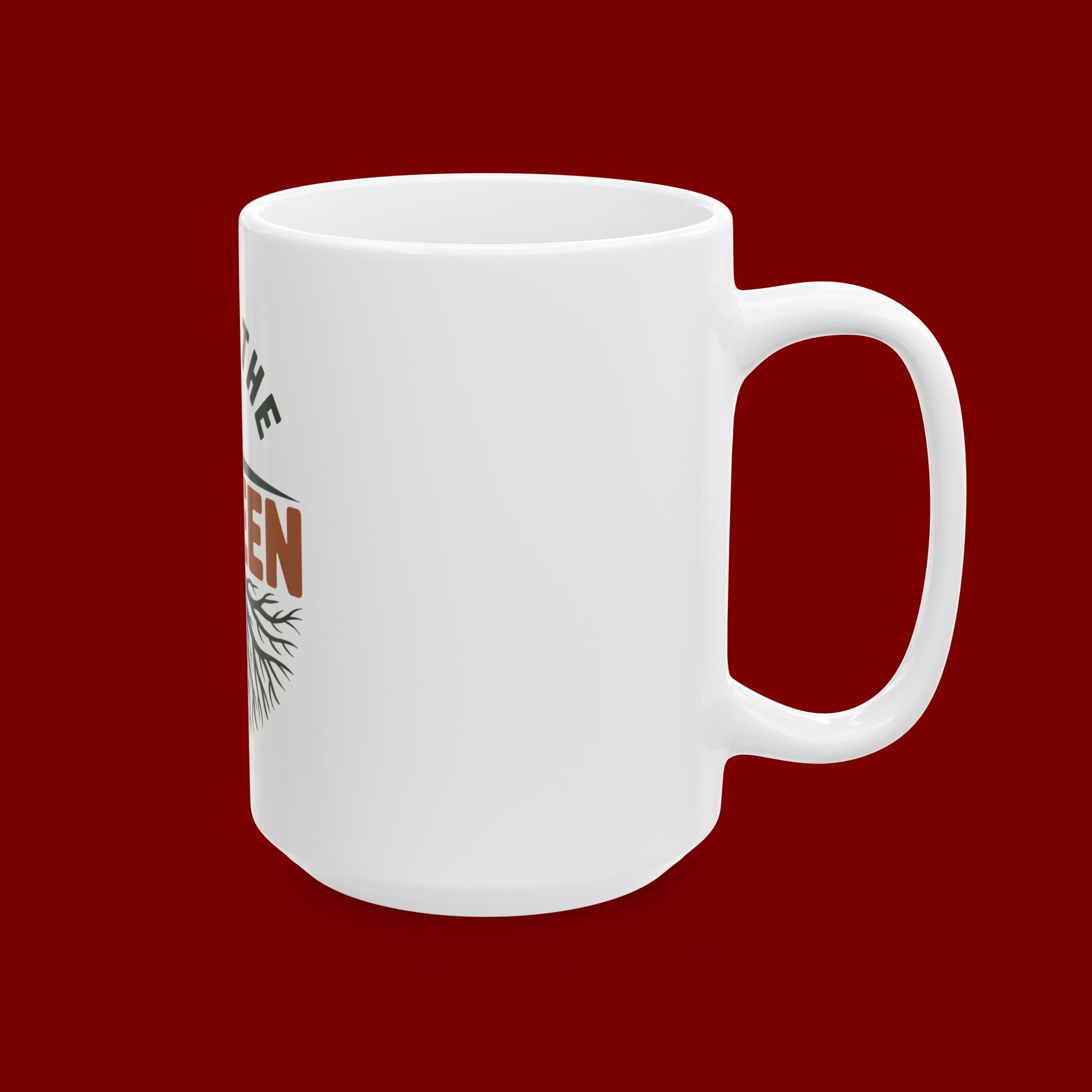 Trust the Unseen Ceramic Mug — Inspirational Tree & Roots Coffee Cup (11oz/15oz)