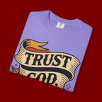 Trust God, Bro T-Shirt — Retro Ribbon Faith Tee