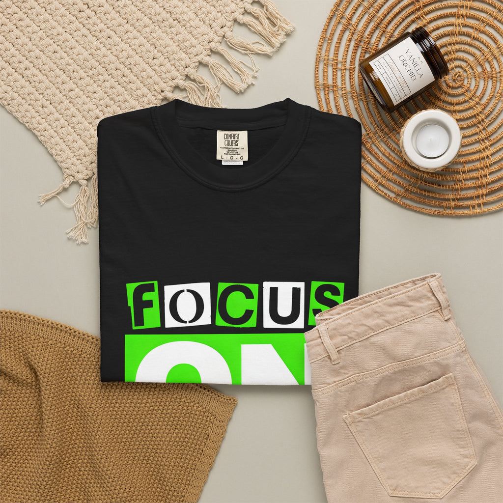 Focus On The Positive T-Shirt — Motivational Graphic Tee