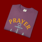 Prayer Anchor T-Shirt — "Prayer: The Most Powerful Weapon of a Believer" Christian Faith Tee