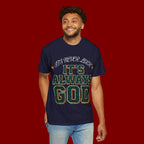 It’s Always God Graphic T-Shirt — Faith-Based Vintage Lettering Tee